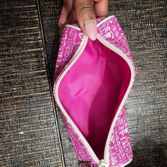 Coach Poppy Flower Tootsie Roll Makeup Case Pencil Holder Collectors Piece - Picture 7 of 9